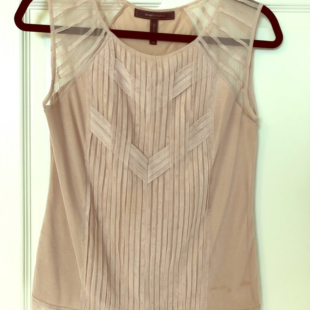 BCBG Beige shirt